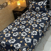 4 Pieces Crystal Cotton Single Pair Bedsheet  SB 520